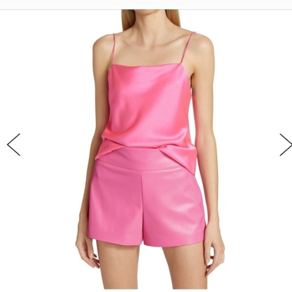 Alice + Olivia Tops - NWT Alice + Olivia French rose pink Harmon slip tank top size L